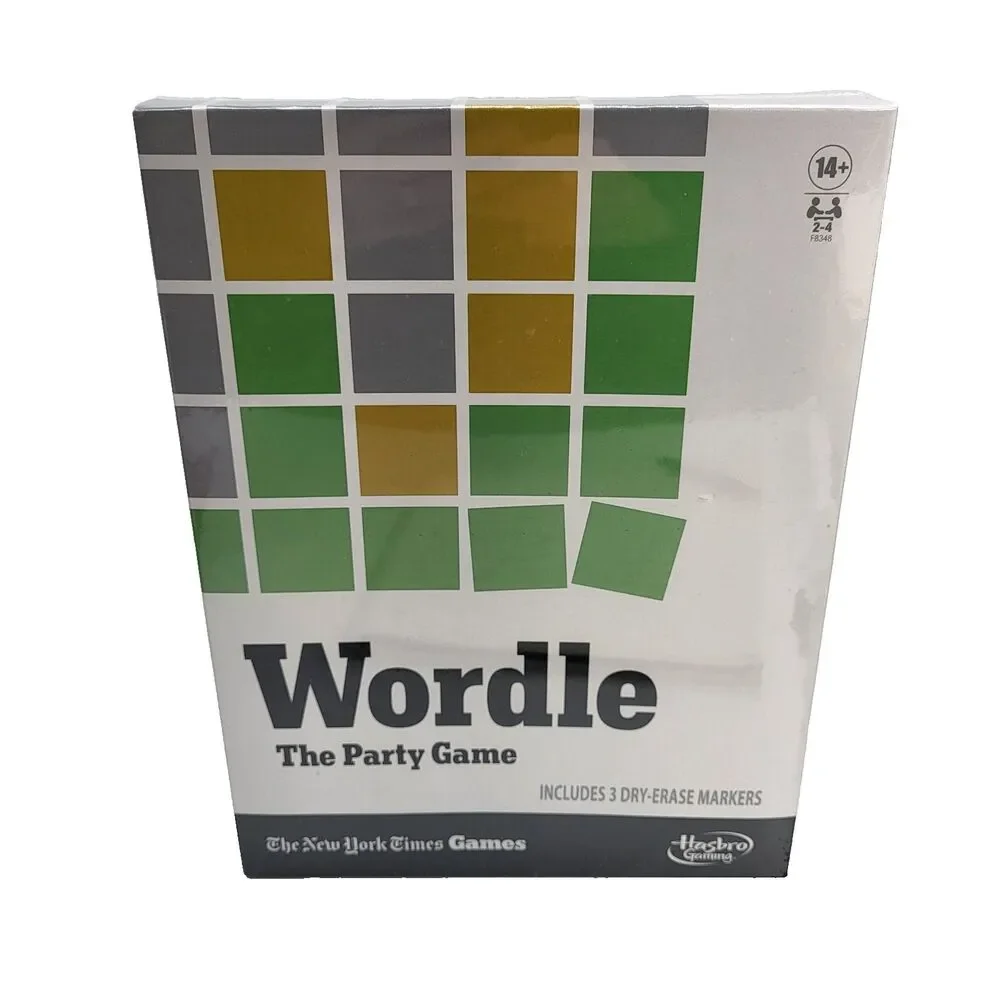 Wordle The Party Game Sealed Official New York Times Hasbro 2-4 Players